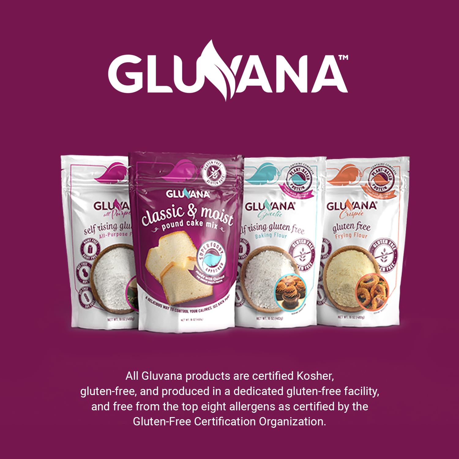 Gluvana Classic & Moist Gluten-Free Classic Pound Cake SmartBlend - Image 8
